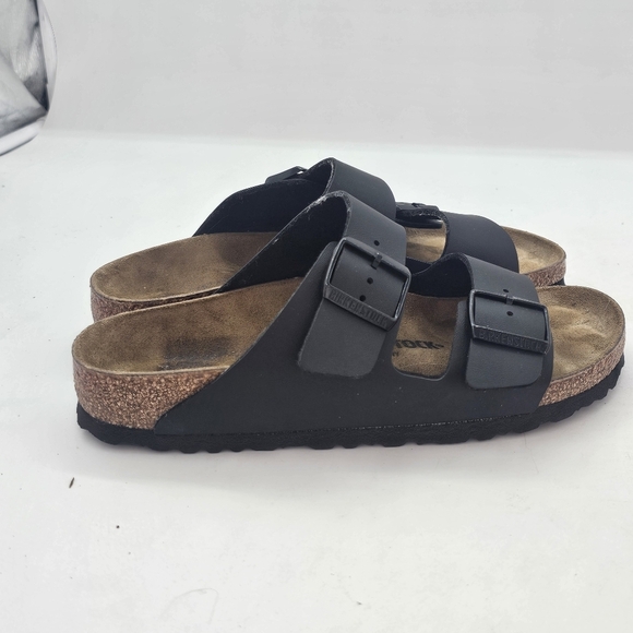 Birkenstock Arizona Black Cork Footbed Sandals Size 39 (US 8–8.5 Women) - Picture 3 of 9